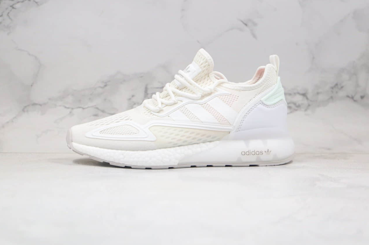 Adidas ZX 2K Boost 'Cloud White' FX8834 - Shop Now for Iconic Comfort
