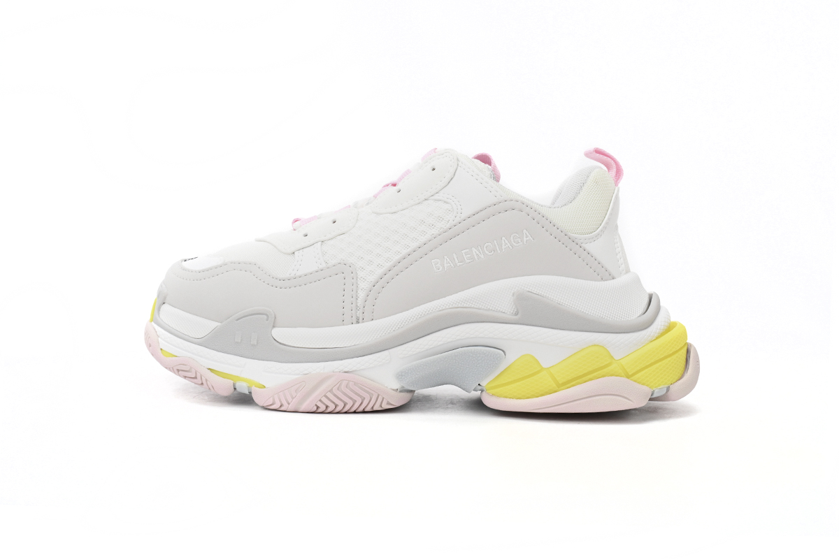 Balenciaga Triple S 'White Yellow' 524039 W2FW4 7541