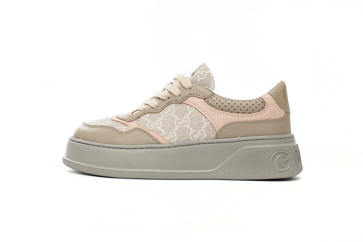 Gucci Wmns GG Sneaker 'Oatmeal Light Pink' 700775 UPG90 9595 - Stylish Luxury Footwear