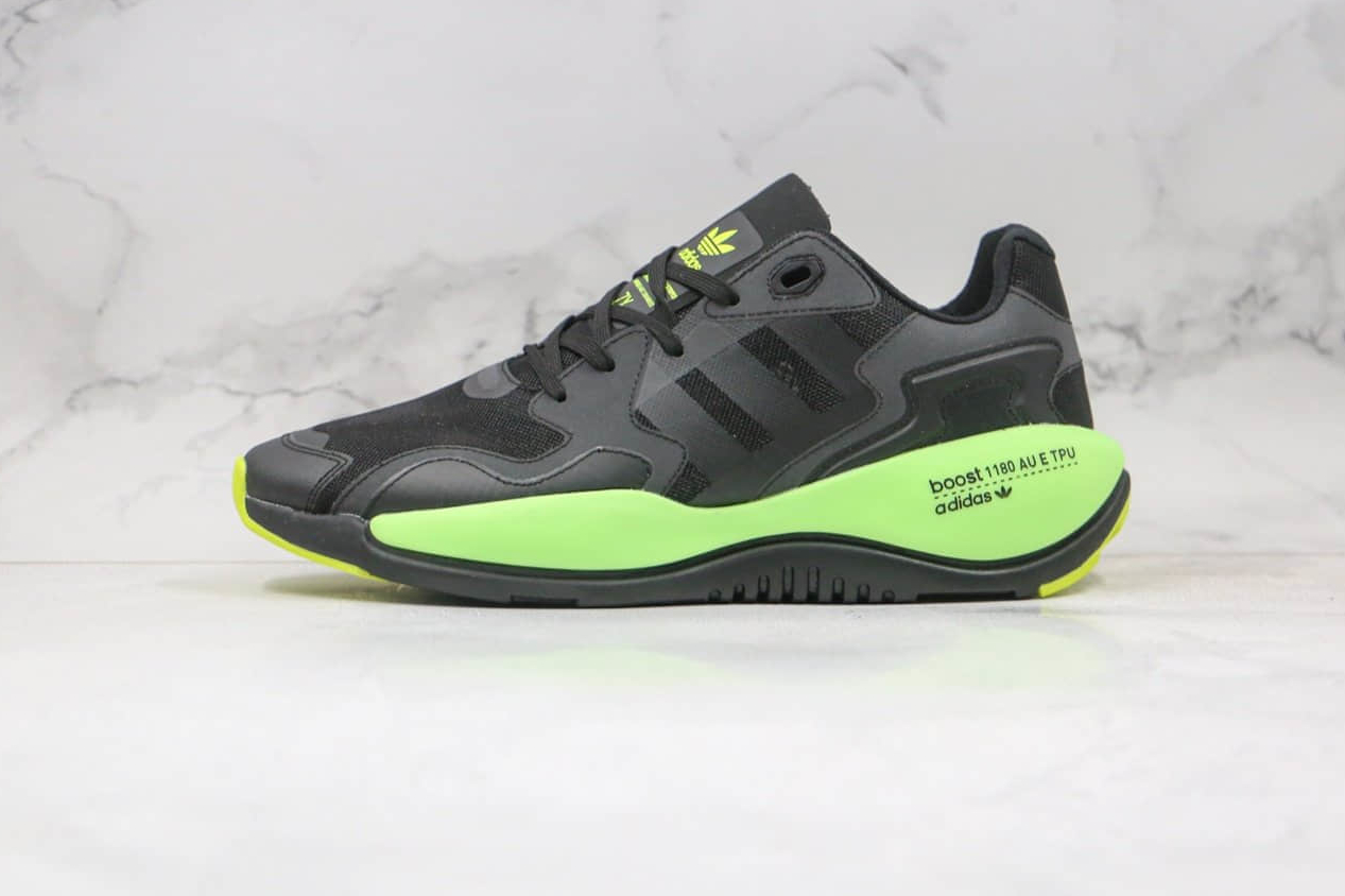 Adidas ZX Alkyne 'Black Semi Solar Yellow' FY3023 - Sleek and Bold Design