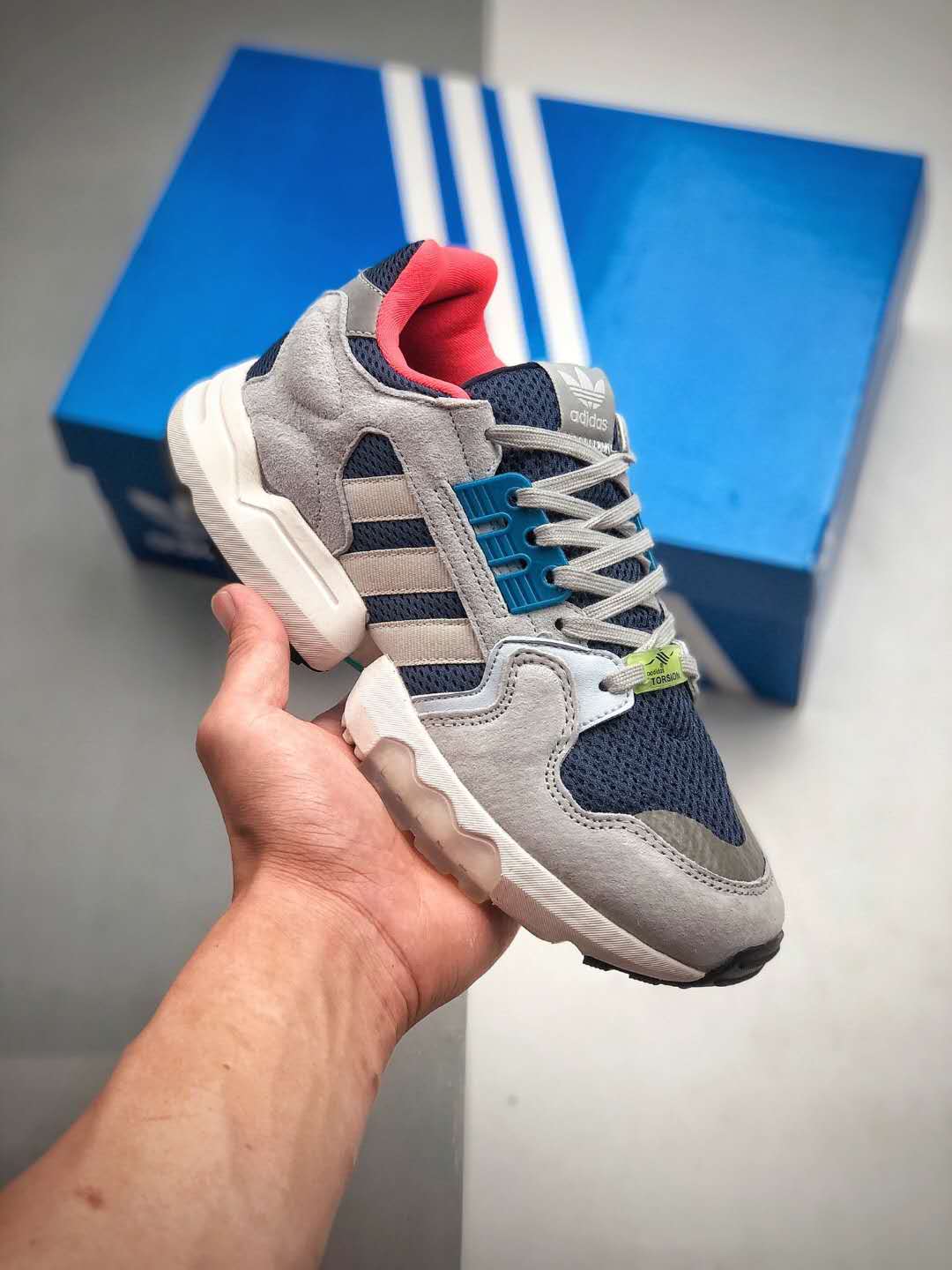 Adidas ZX Torsion Collegiate Navy Grey Two EE4845: Classic Style and Comfort