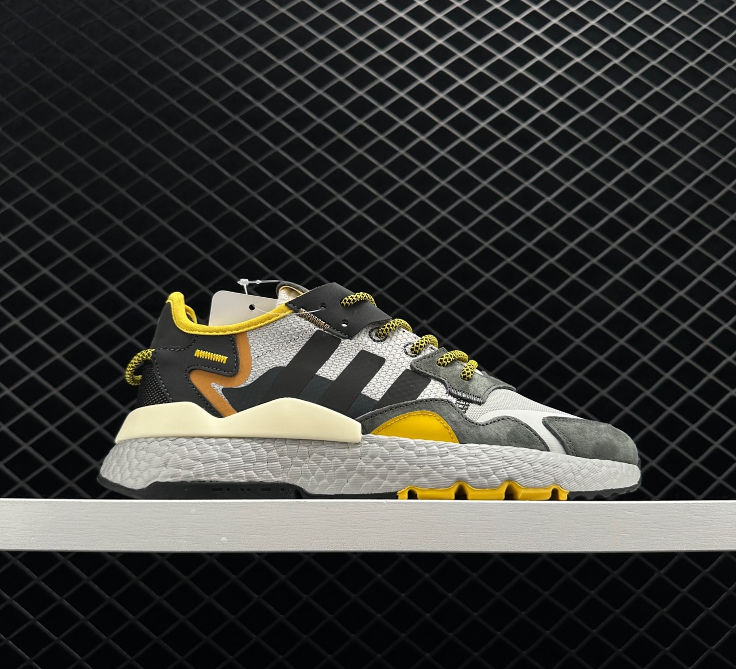 Adidas Originals Nite Jogger Gray Yellow GY0019 - Stylish and Comfortable Sneakers