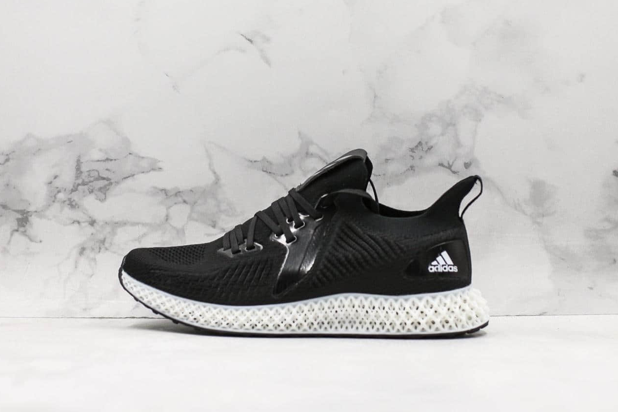 Adidas Alphaedge 4D Core Black White - Premium Athletic Sneakers