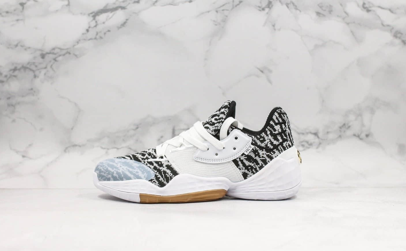 Adidas Harden Vol. 4 'Cookies and Cream' EF1260 - Stylish Performance B-ball Shoes