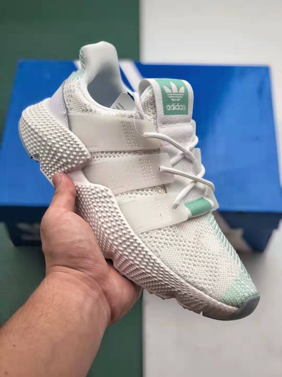Adidas Prophere 'White Green' Sneakers | Latest Originals Release