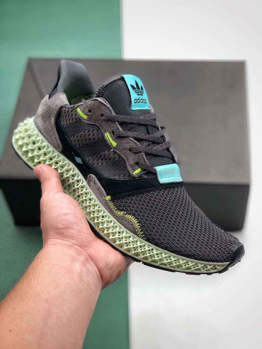 Adidas ZX 4000 Futurecraft 4D Carbon BD7865 - High-Performance Footwear