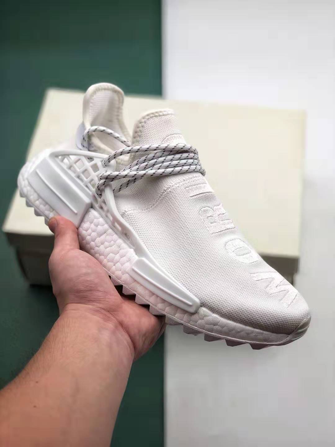 Adidas Pharrell x NMD Human Race Trail 'Blank Canvas' AC7031 - Limited Edition Release