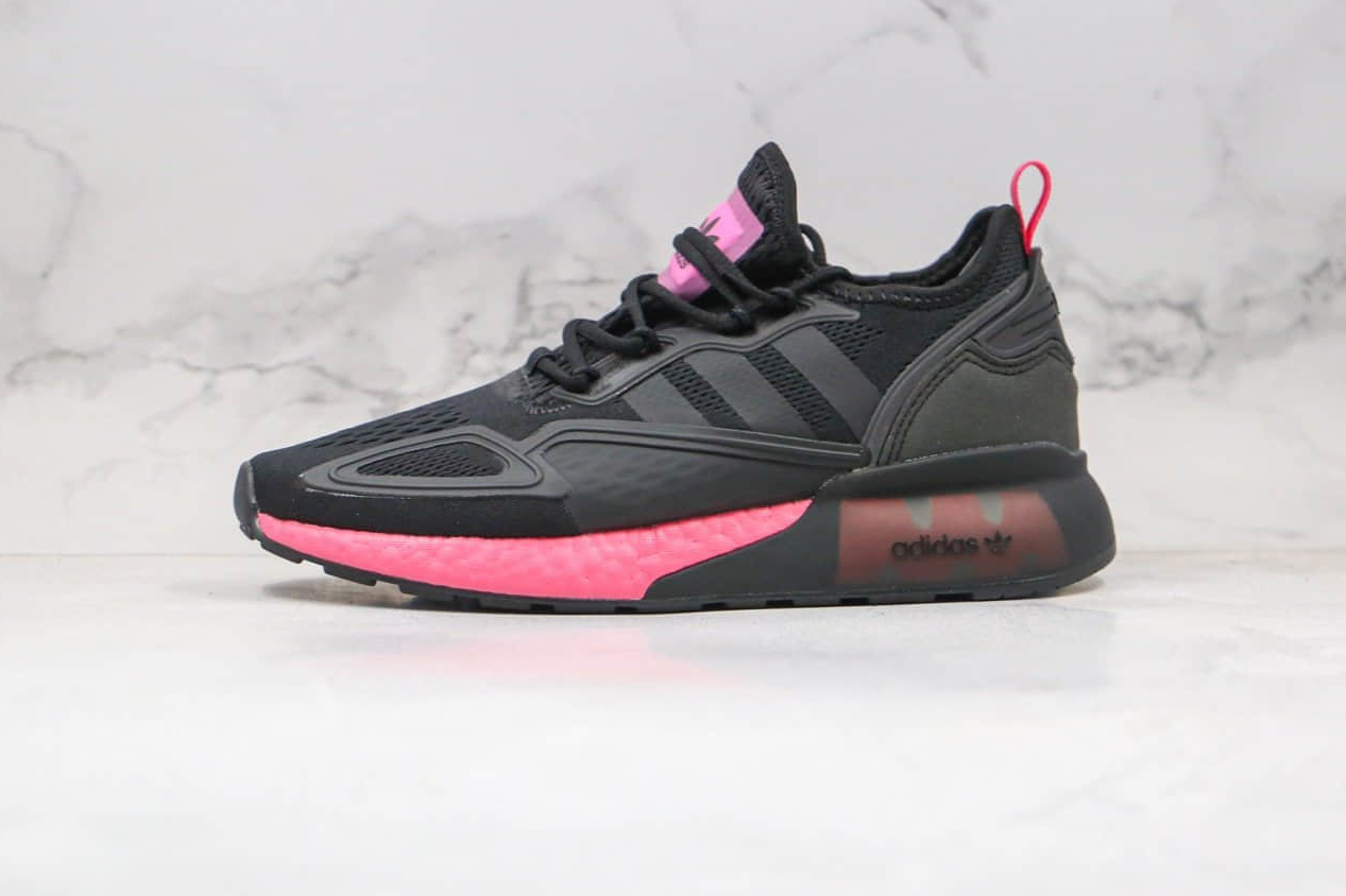 Adidas ZX 2K Boost Black Shock Pink FV8986 - Stylish Sneakers with Enhanced Comfort