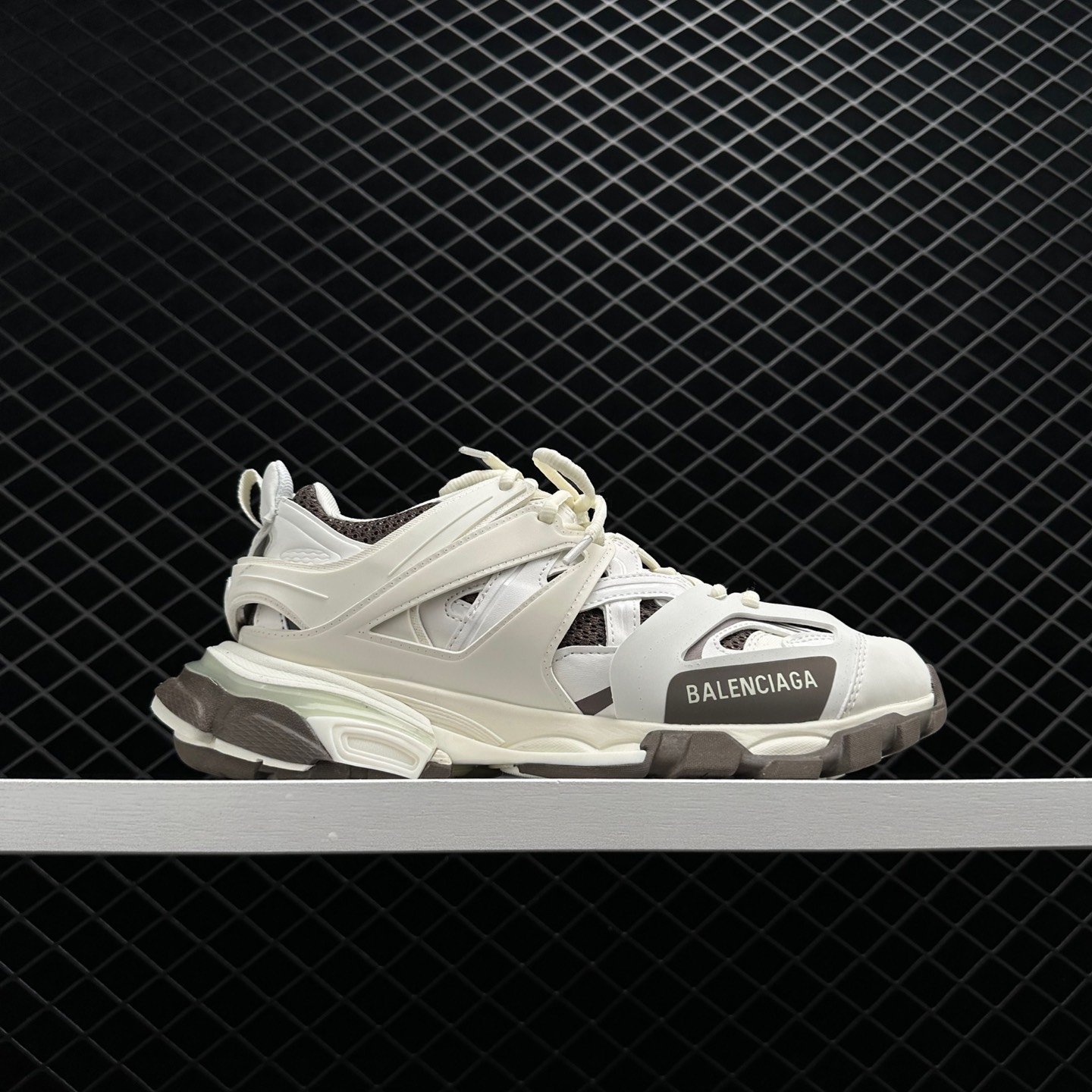 Balenciaga Track Sneakers Grey Eggshell - Trendy and Stylish Footwear