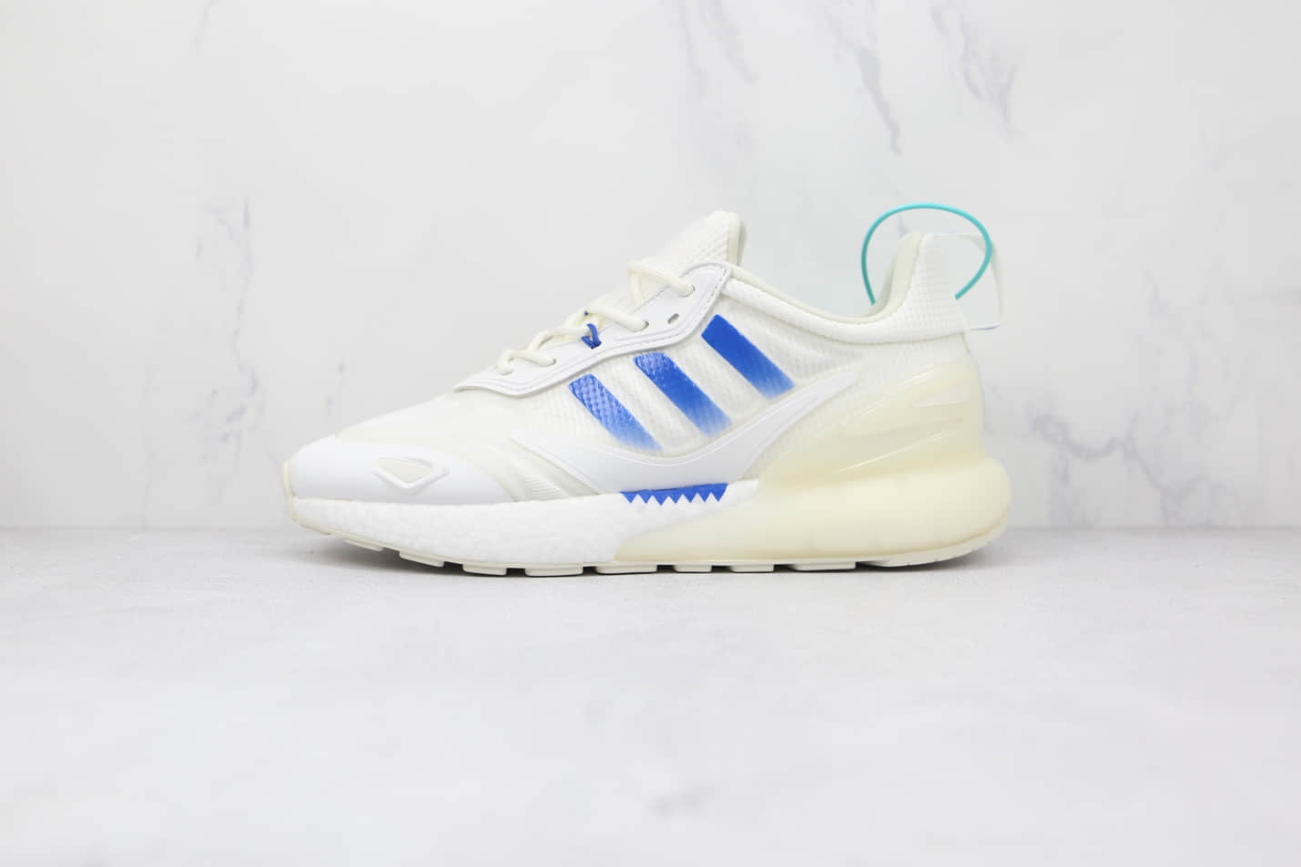 Adidas ZX 2K Boost 2.0 White Blue GX1007 - Unisex Running Shoes