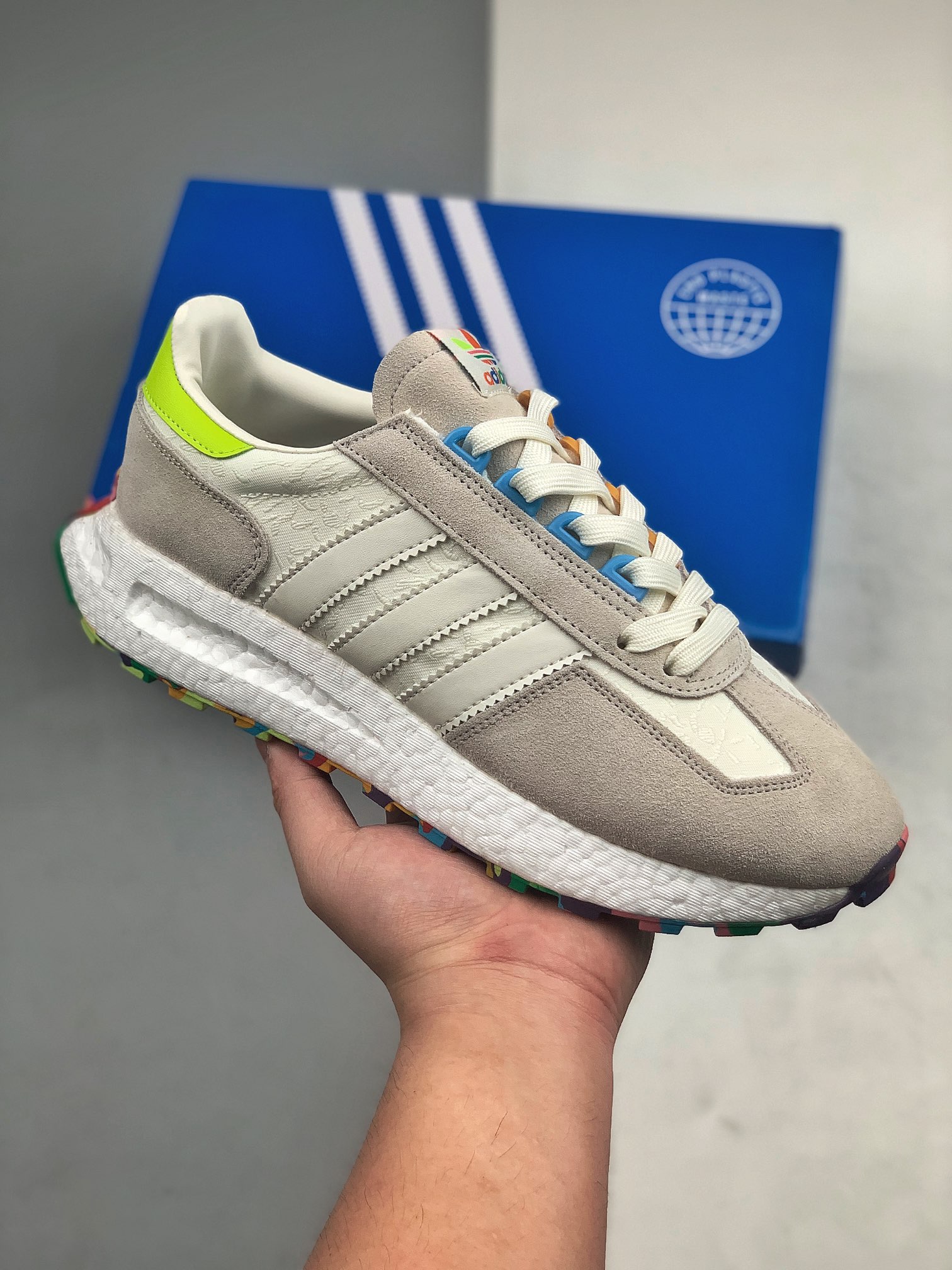 Adidas Retropy E5 Pride Cream White Purple GV9116 - Retro-Inspired Sneaker for Style and Pride