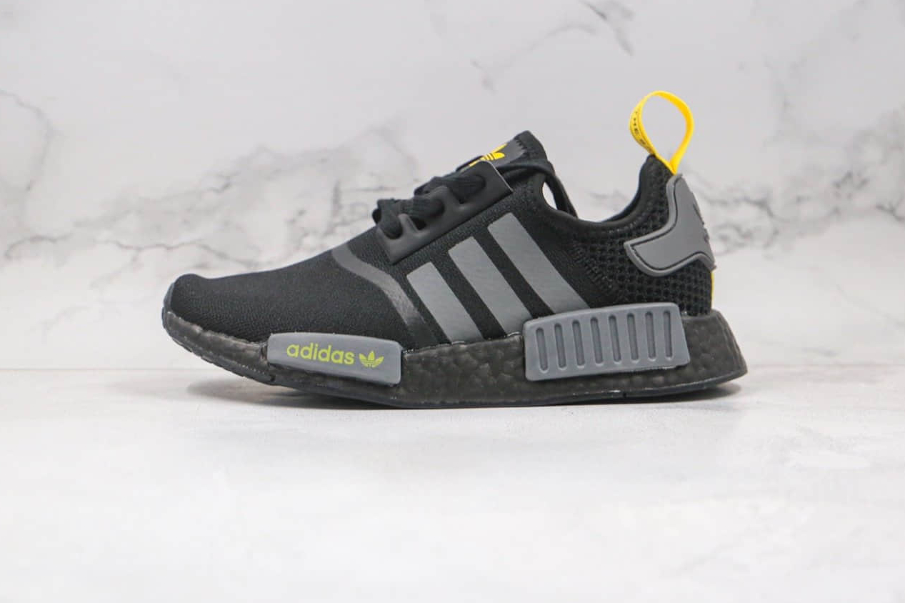 Adidas NMD R1 Black Yellow Tail B8303 - Sleek Design & Vibrant Style