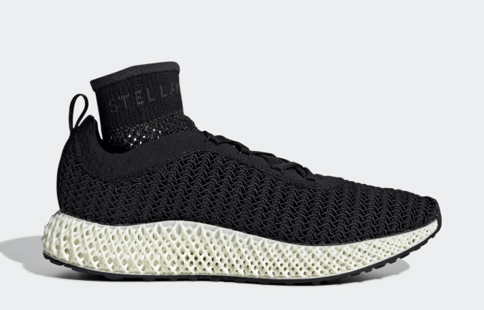 Adidas Stella McCartney x AlphaEdge 4D 'Core Black' EH3488 - Stylish and Sustainable Footwear.