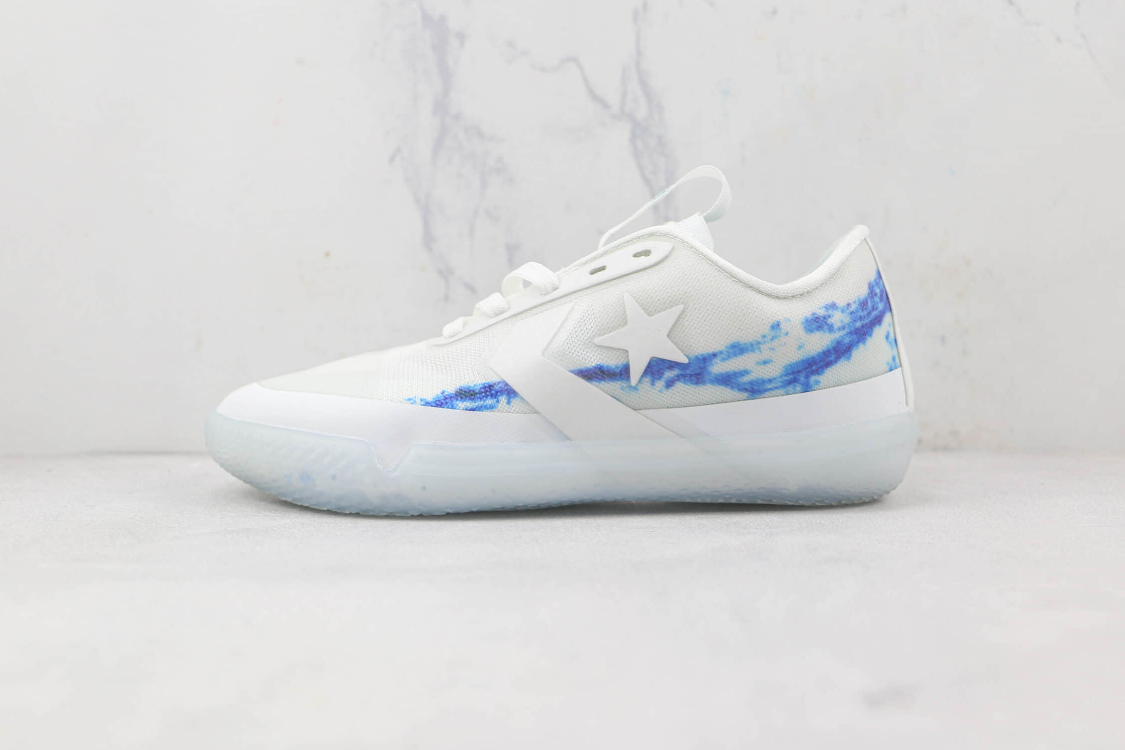 Converse All-Star Pro BB Low Kelly Oubre Soul Cyan Tint White 169085C | Trendy Sneakers for Basketball Lovers