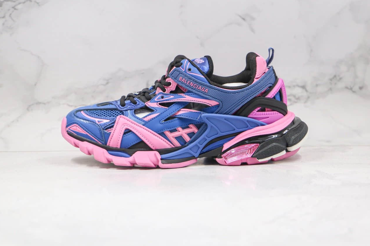 Balenciaga Track.2 Trainer - Blue Pink - 568615W2GN34050