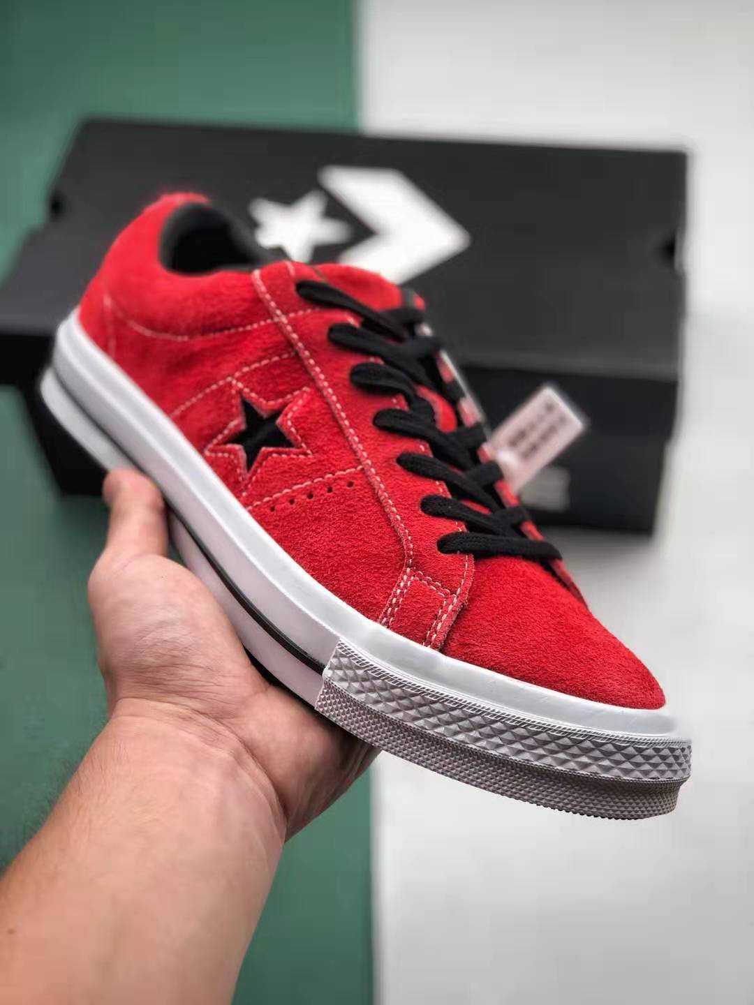 Converse One Star 'Red' 163246C - Classic Style and Bold Color for Any Occasion