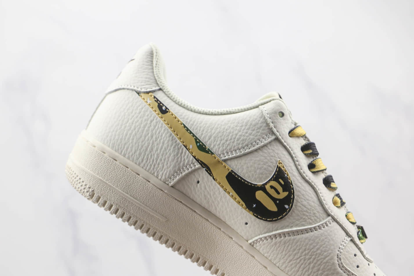 Bape x Nike Air Force 1 07 Low Camo White Green - Authentic Collab | AA1365-118