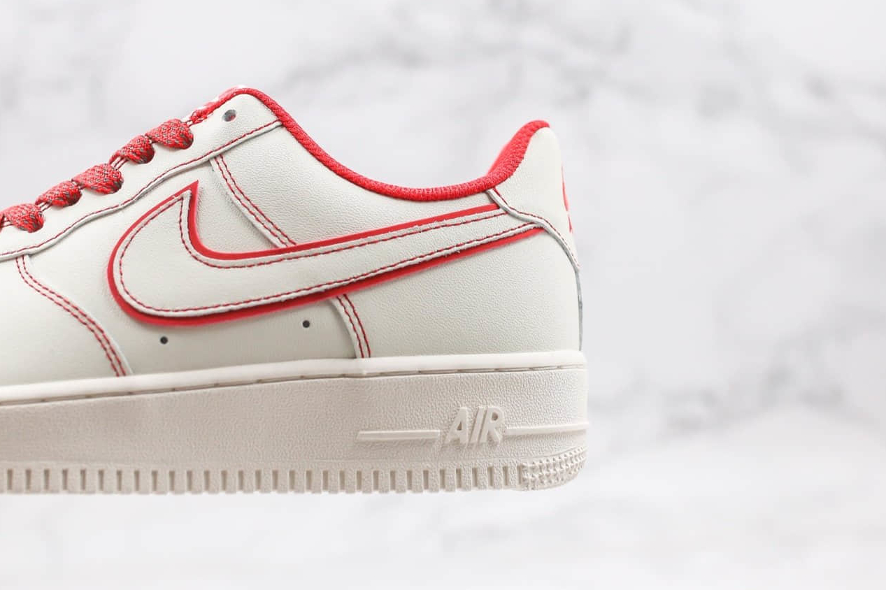 2020 Nike Air Force 1'07 LV8 3M White Red 315122 707 - Stylish Sneakers for Men