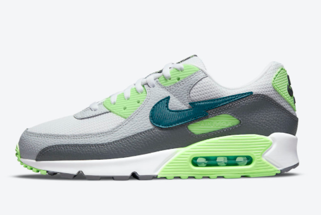 Nike Air Max 90 Aquamarine Lime Glow DJ6897-100 - Stylish and Comfortable Footwear for Men and Women