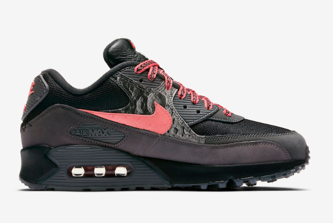 Nike Air Max 90 PRM 'Mixtape' Black/Infrared CI6394-001 - Shop Now for Iconic Style