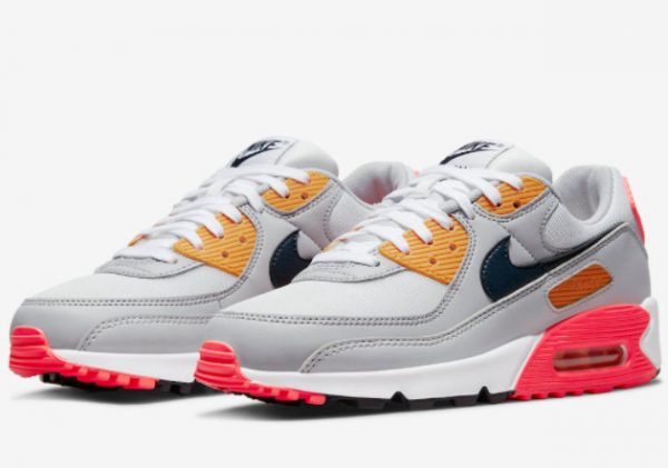 Shop the Nike Air Max 90 Grey/Multi-Color DH5072-001 - Trendy Sneakers for Every Occasion!