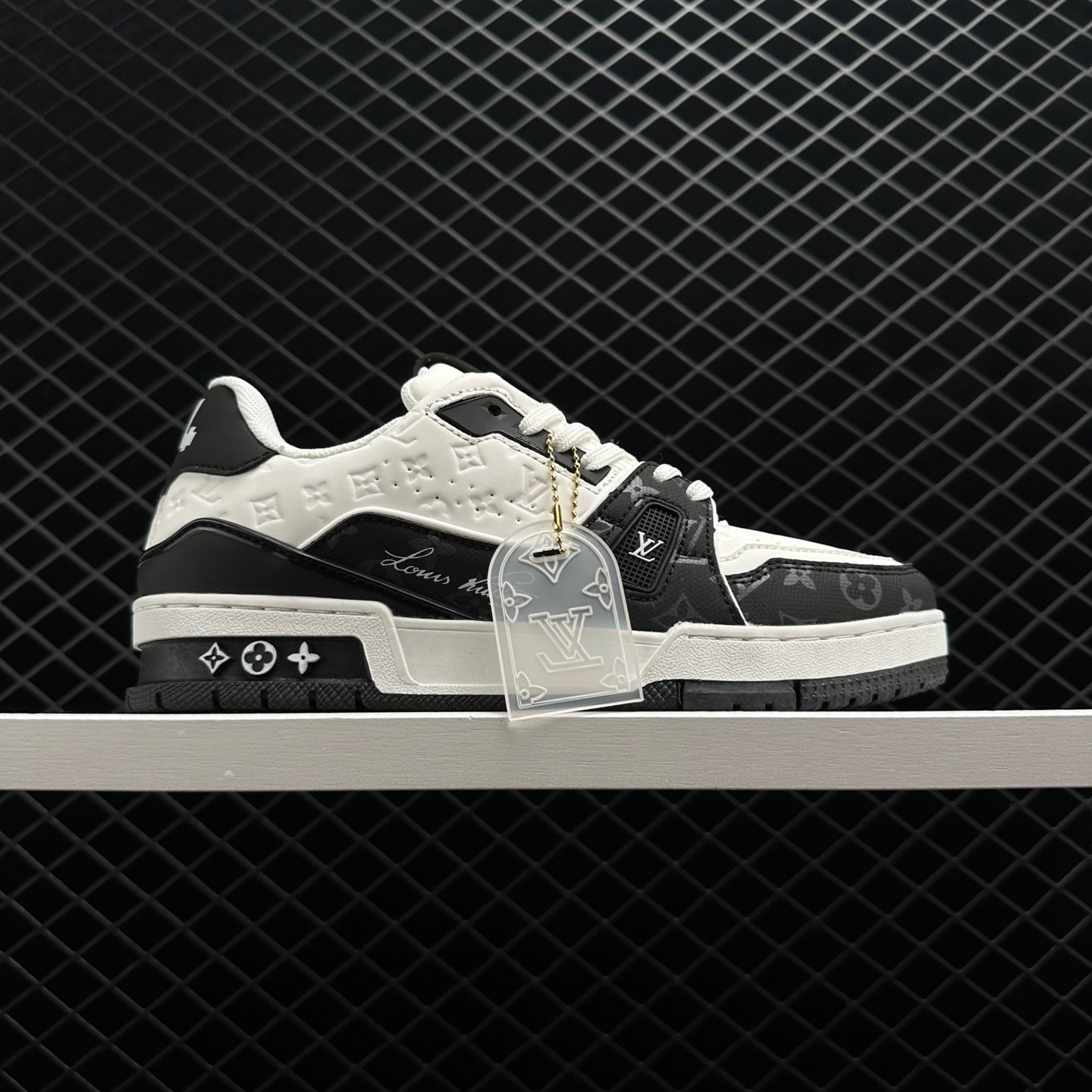 Louis Vuitton LV Trainer #54 Black White 1AANEG
