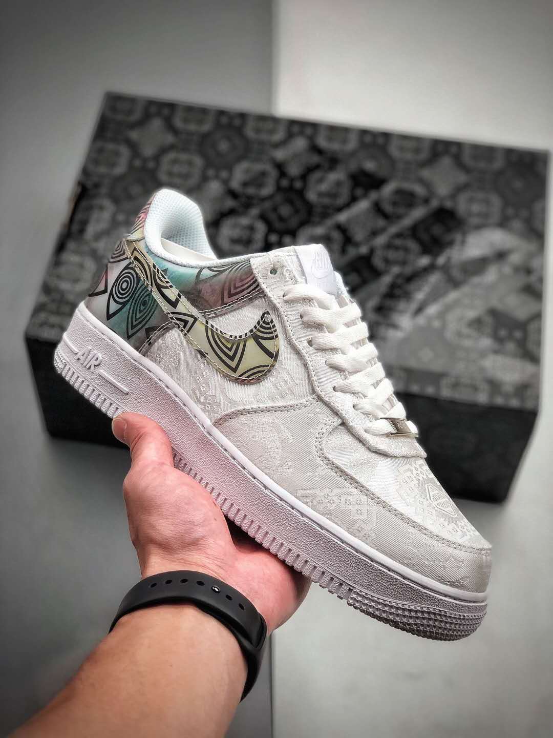 Nike Air Force 1 Low Silk White Multi Color AO6820 100 - Stylish and vibrant sneakers for ultimate comfort!