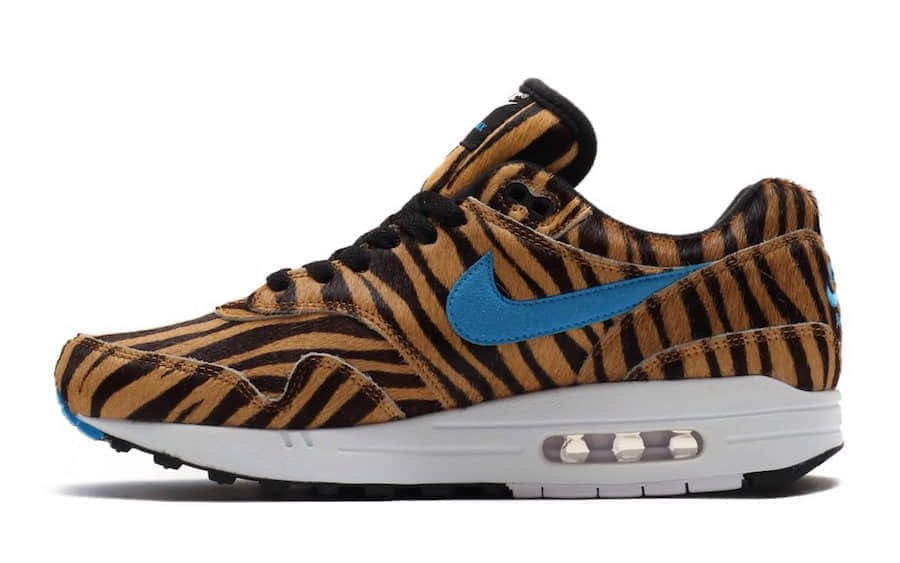 Nike Atmos x Nike Air Max 1 DLX 'Animal Pack - Tiger' AQ0928-900: Bold and Fierce Nike Sneakers for Sale