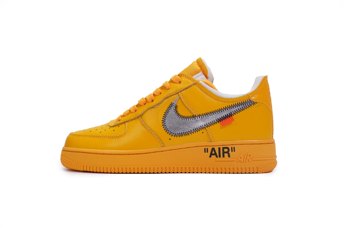 Nike Off-White X Air Force 1 Low 'Lemonade' DD1876-700 - Limited Edition Collaboration Footwear