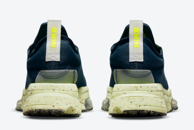 Nike Air Zoom Type Crater Navy Yellow DH9628-400 - Stylish and Sustainable Sneakers