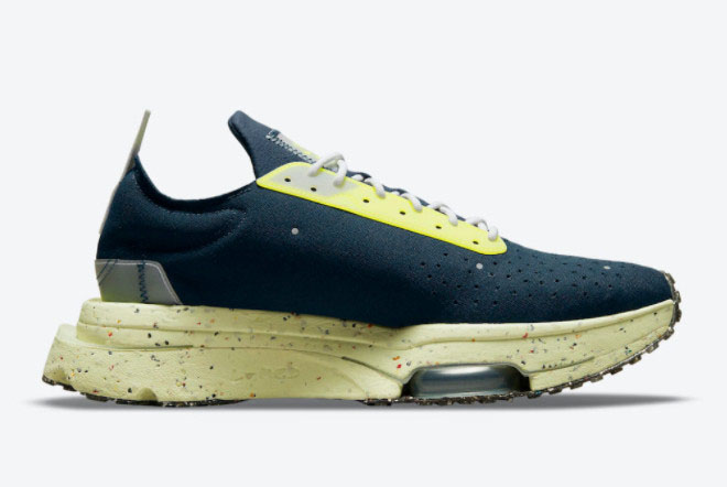 Nike Air Zoom Type Crater Navy Yellow DH9628-400 - Stylish and Sustainable Sneakers