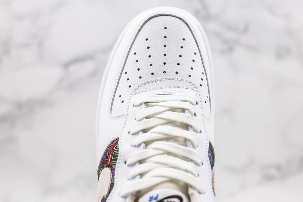 Nike Air Force 1 Low Puerto Rico WhiteMulticolor CJ1620-100 - Stylish and Iconic Sneakers for an Effortlessly Cool Look