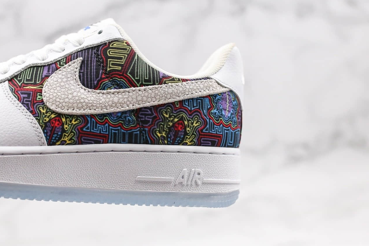 Nike Air Force 1 Low Puerto Rico WhiteMulticolor CJ1620-100 - Stylish and Iconic Sneakers for an Effortlessly Cool Look
