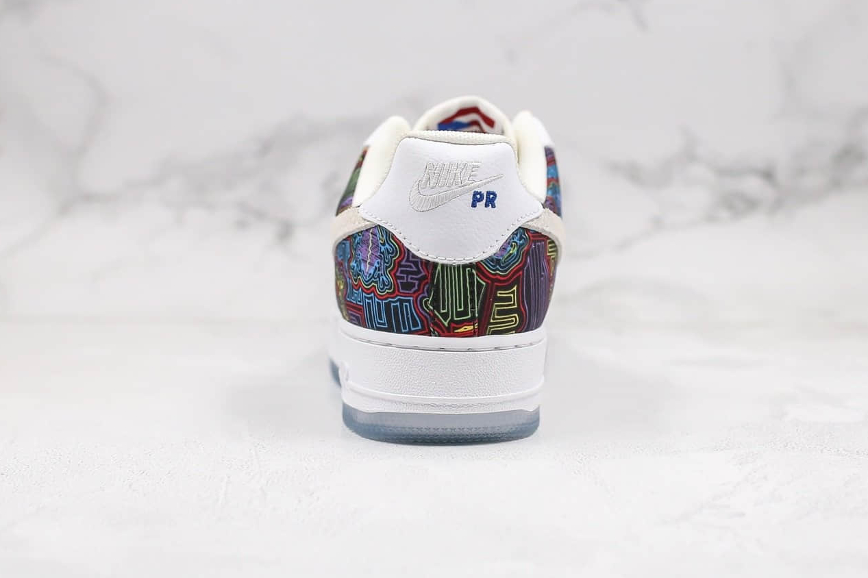 Nike Air Force 1 Low Puerto Rico WhiteMulticolor CJ1620-100 - Stylish and Iconic Sneakers for an Effortlessly Cool Look