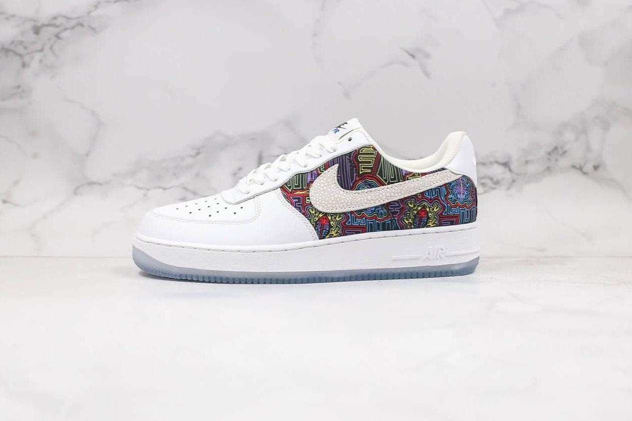 Nike Air Force 1 Low Puerto Rico WhiteMulticolor CJ1620-100 - Stylish and Iconic Sneakers for an Effortlessly Cool Look