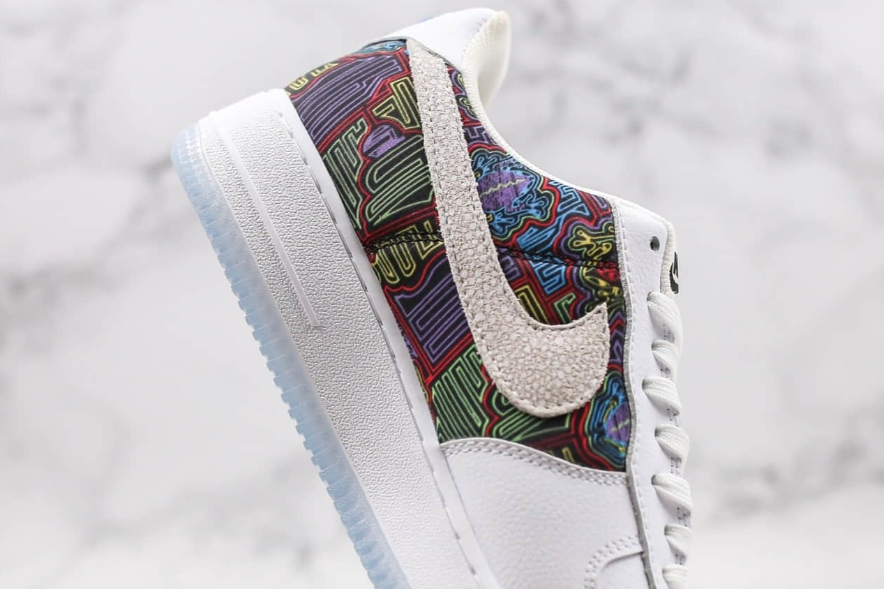 Nike Air Force 1 Low Puerto Rico WhiteMulticolor CJ1620-100 - Stylish and Iconic Sneakers for an Effortlessly Cool Look
