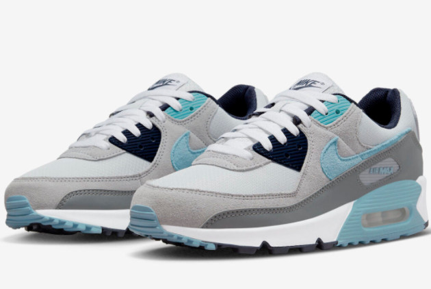 Nike Air Max 90 Grey Blue DM0029-003 - Shop Stylish Sneakers Online
