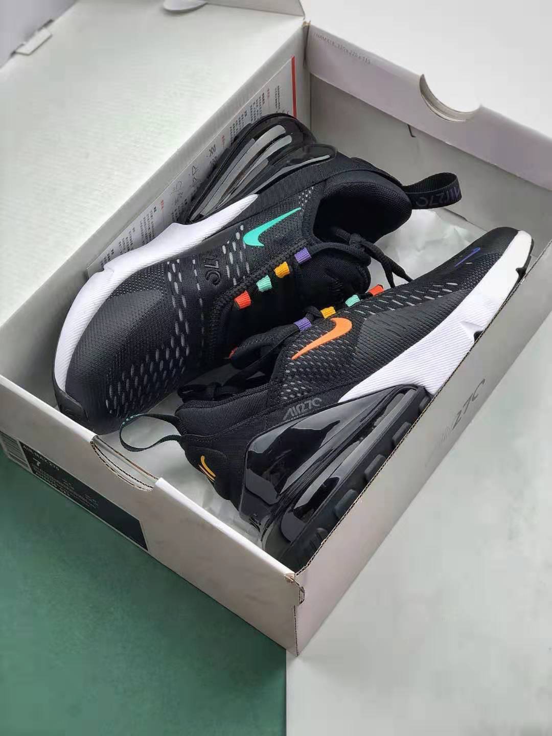 Nike Air Max 270 'Black Multicolor' AH8050-023 - Stylish and Versatile Sneakers for Every Occasion