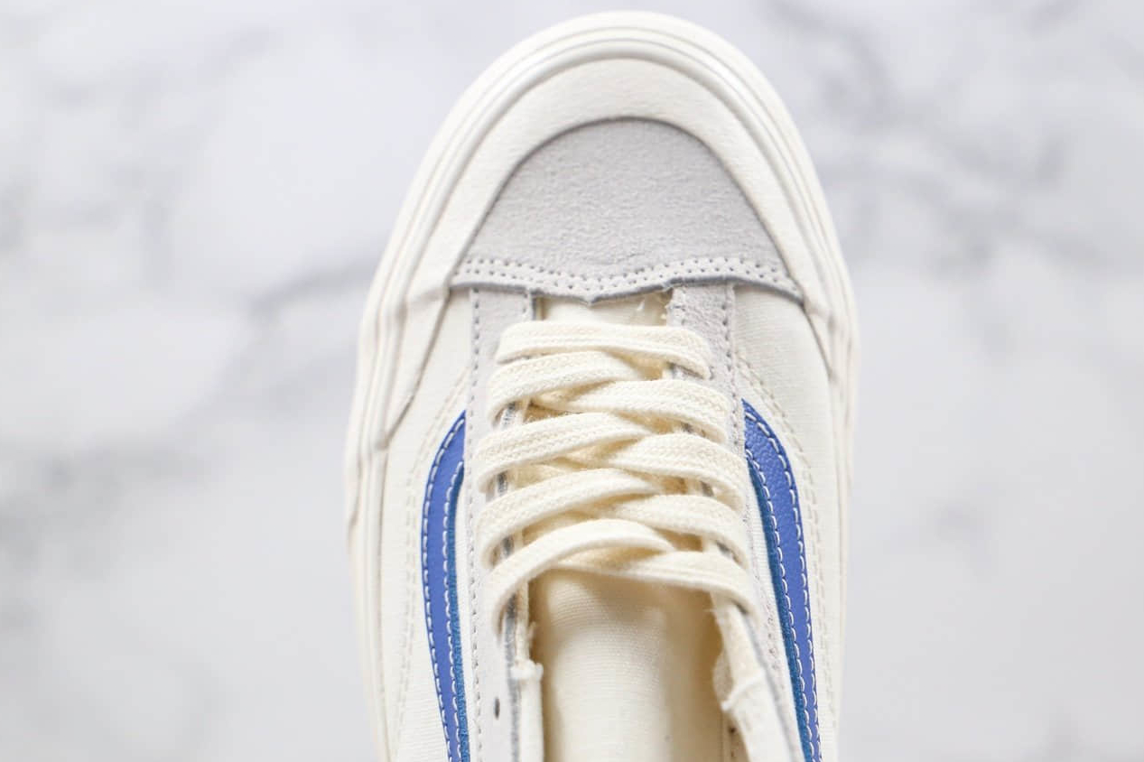 Vans Unisex Style 36 Decon Sf Shoes White Blue - Lightweight and Stylish Footwear
