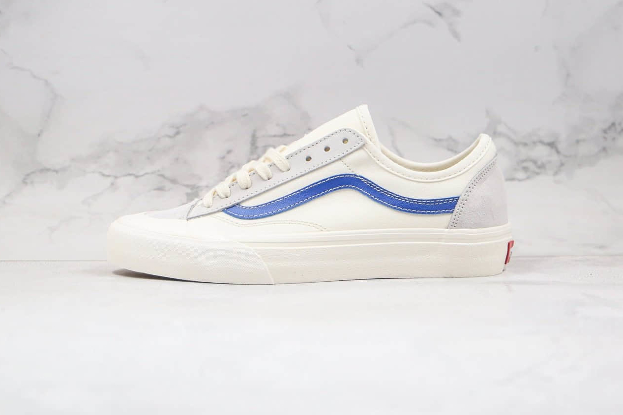 Vans Unisex Style 36 Decon Sf Shoes White Blue - Lightweight and Stylish Footwear