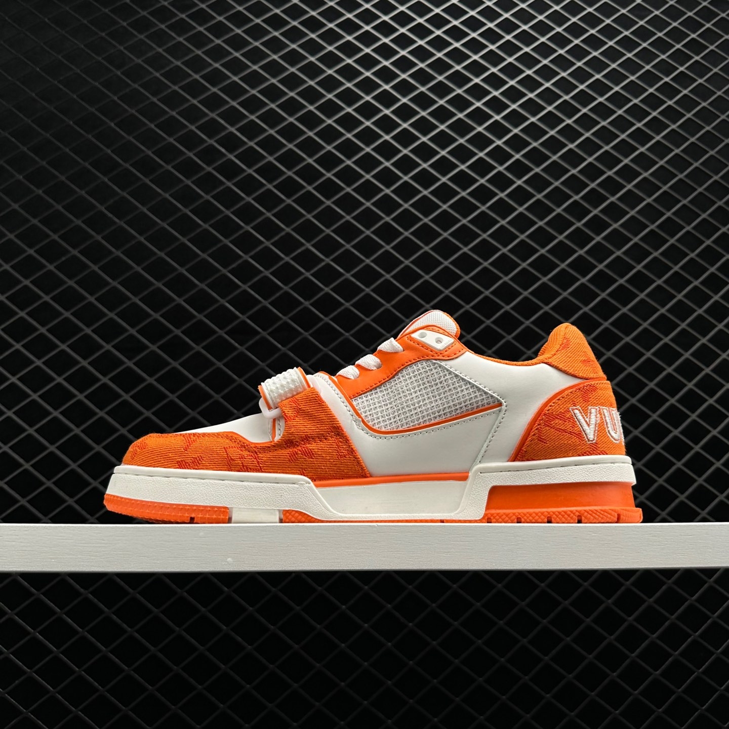 Louis Vuitton Trainer Monogram Denim Orange 1A9ZD6 - Stylish and Exclusive Footwear