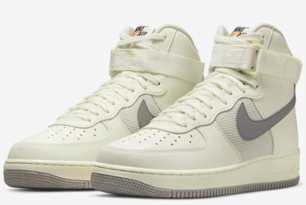 Nike Air Force 1 High Vintage 'Sail' Sail/Medium Grey-Light Bone-Coconut Milk DM0209-100 - Premium Retro Sneakers