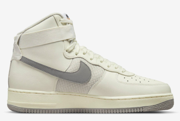 Nike Air Force 1 High Vintage 'Sail' Sail/Medium Grey-Light Bone-Coconut Milk DM0209-100 - Premium Retro Sneakers
