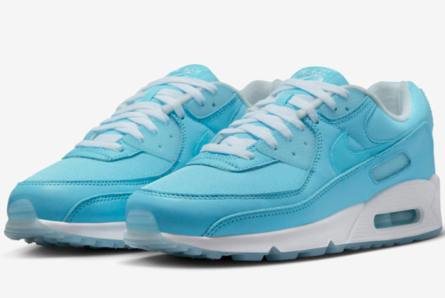 Nike Air Max 90 'Ocean Bliss' Ocean Bliss/Blue Chill-White FD0734-442 - Shop Now for Stylish and Comfortable Sneakers