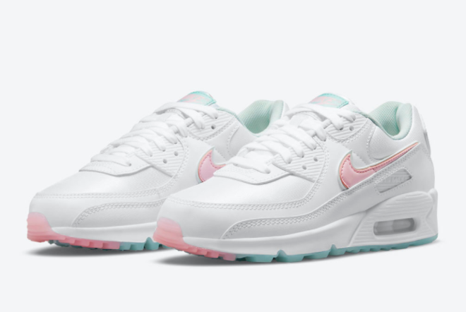 Nike Air Max 90 'Easter' DJ1493-100: Iconic Sneakers with Vibrant Holiday-themed Design