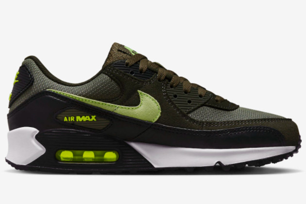 Nike Air Max 90 'Medium Olive' DQ4071-200: Premium Sneakers for Style and Comfort
