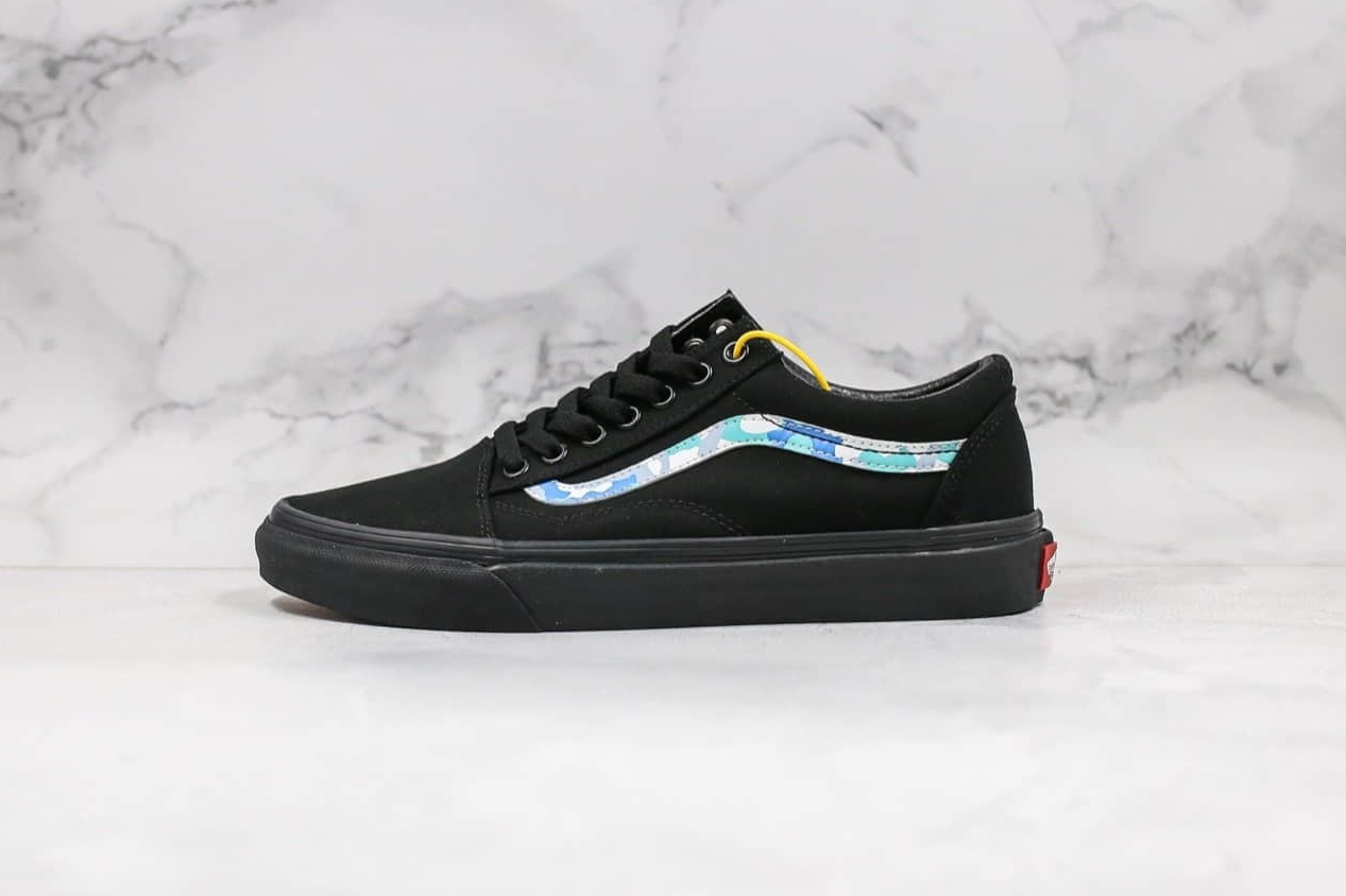 Vans Old Skool Black Colorful | Classic Skate Shoes | Free Shipping
