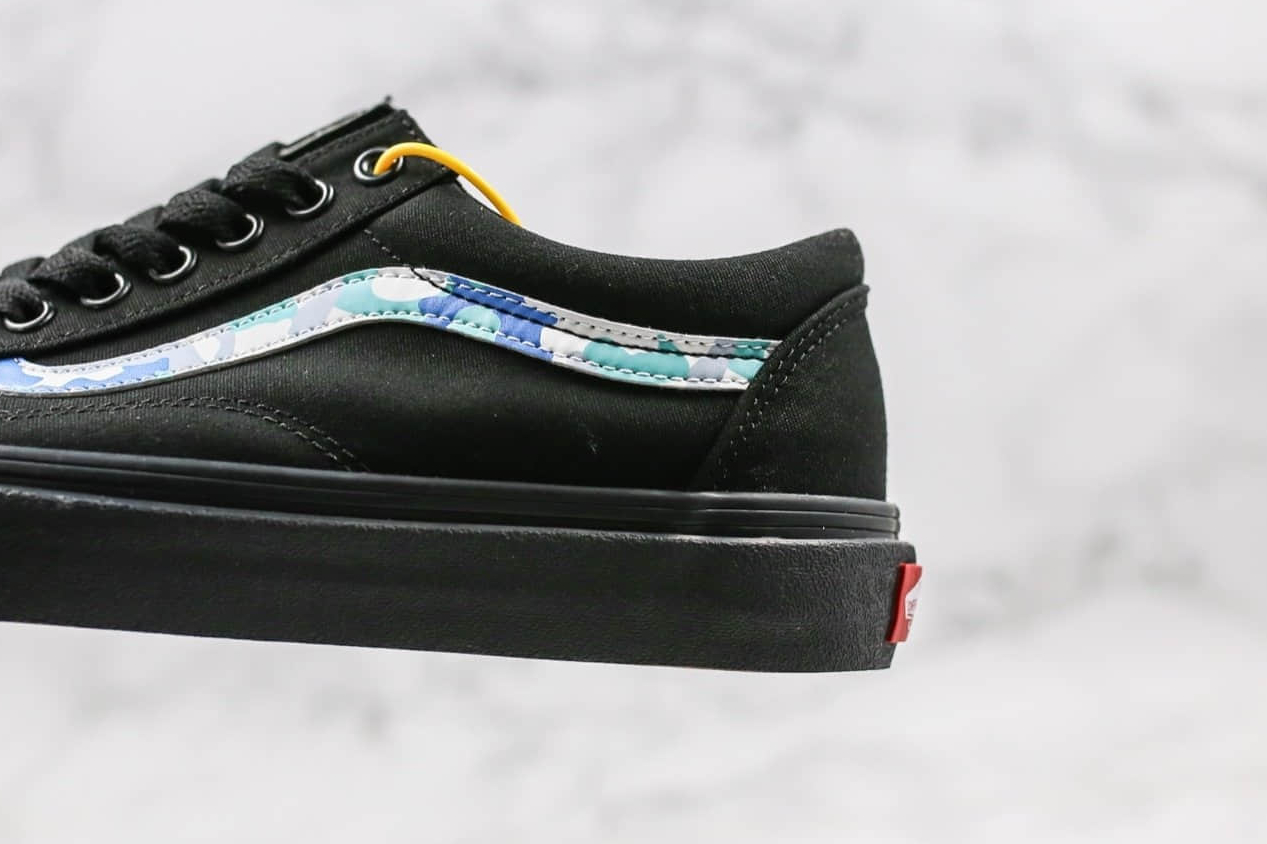 Vans Old Skool Black Colorful | Classic Skate Shoes | Free Shipping