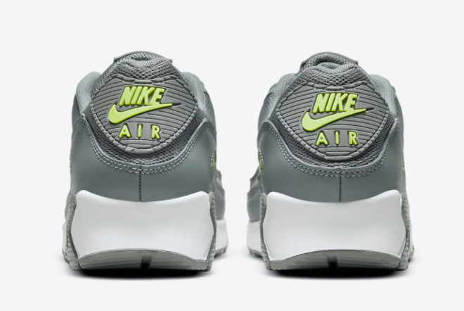 Nike Air Max 90 'Grey Neon' DJ6881-002 - Sleek and Stylish Sneakers with a Pop of Neon