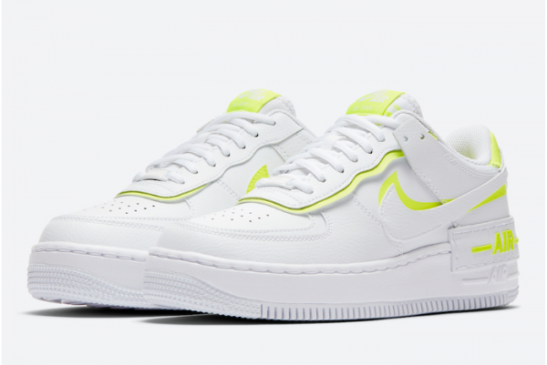 Nike Air Force 1 Shadow White/Volt CI0919-104 - Stylish and Trendy Women's Sneakers